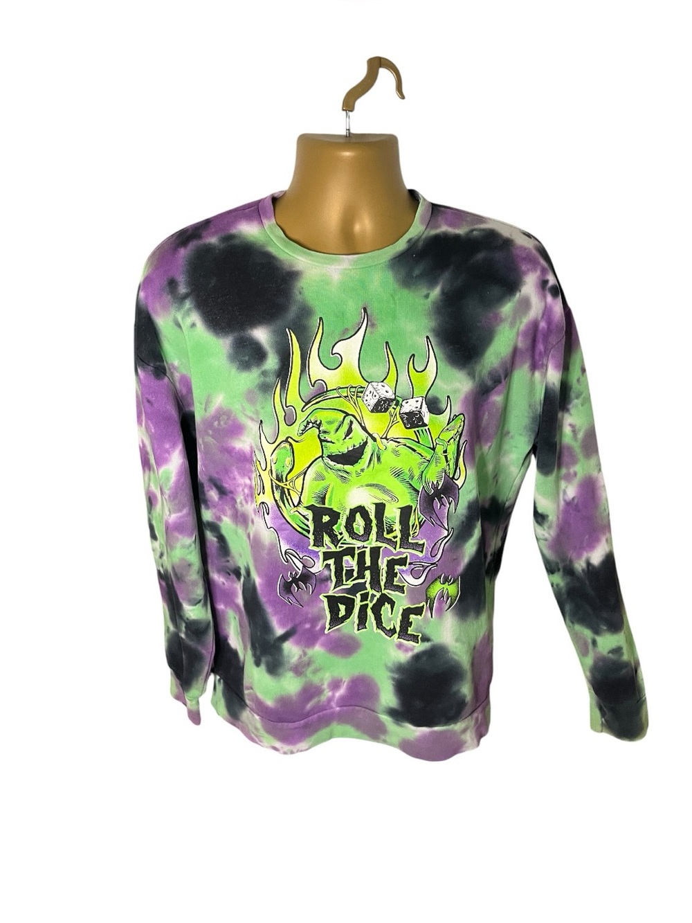 Disney Tim Burton’s The Nightmare Before Christmas Graphic Sweatshirt Green S